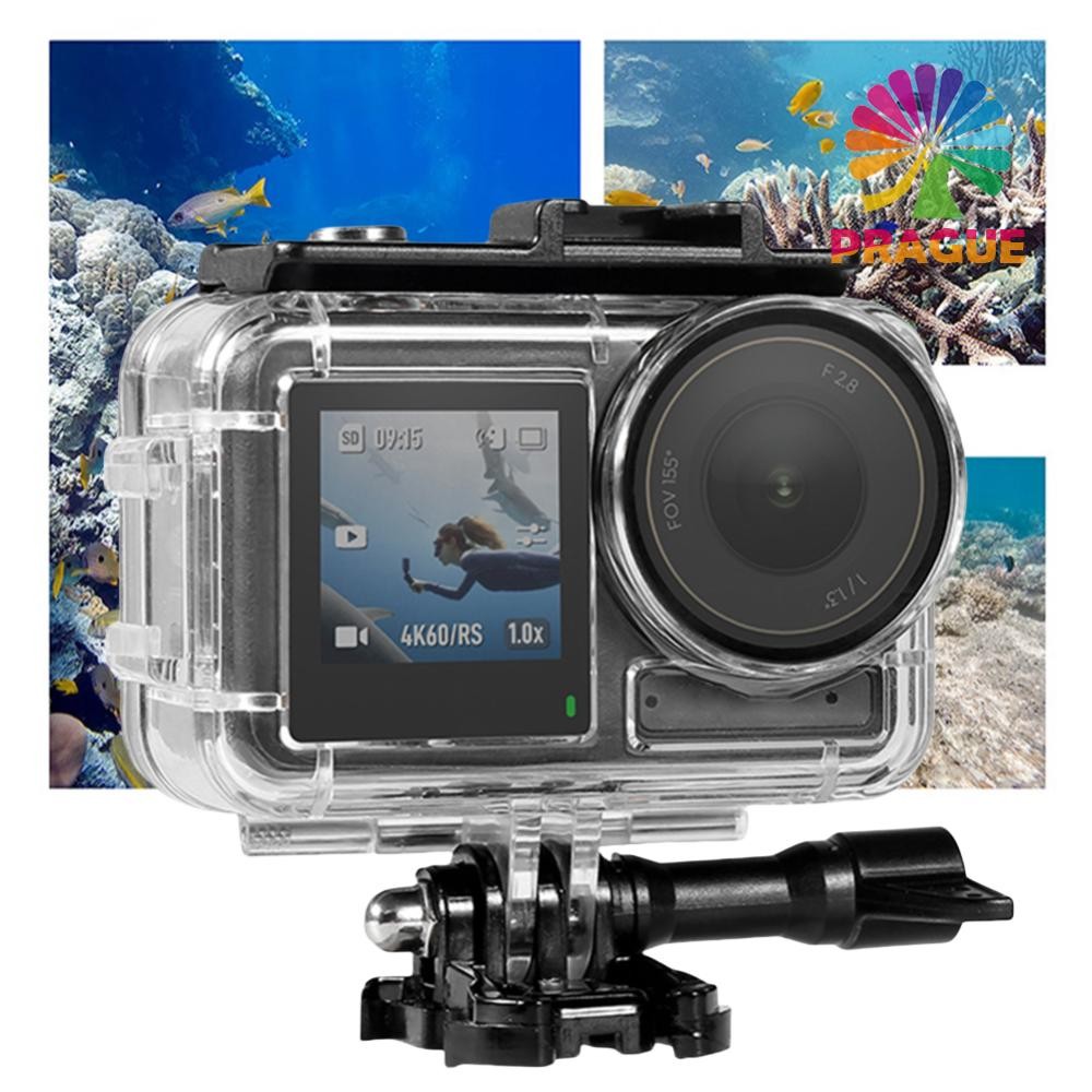 60m Diving Housing Cases กล้องกีฬา Dive Case สําหรับ DJI Osmo Action 5 Pro/4/3 [prague.th]