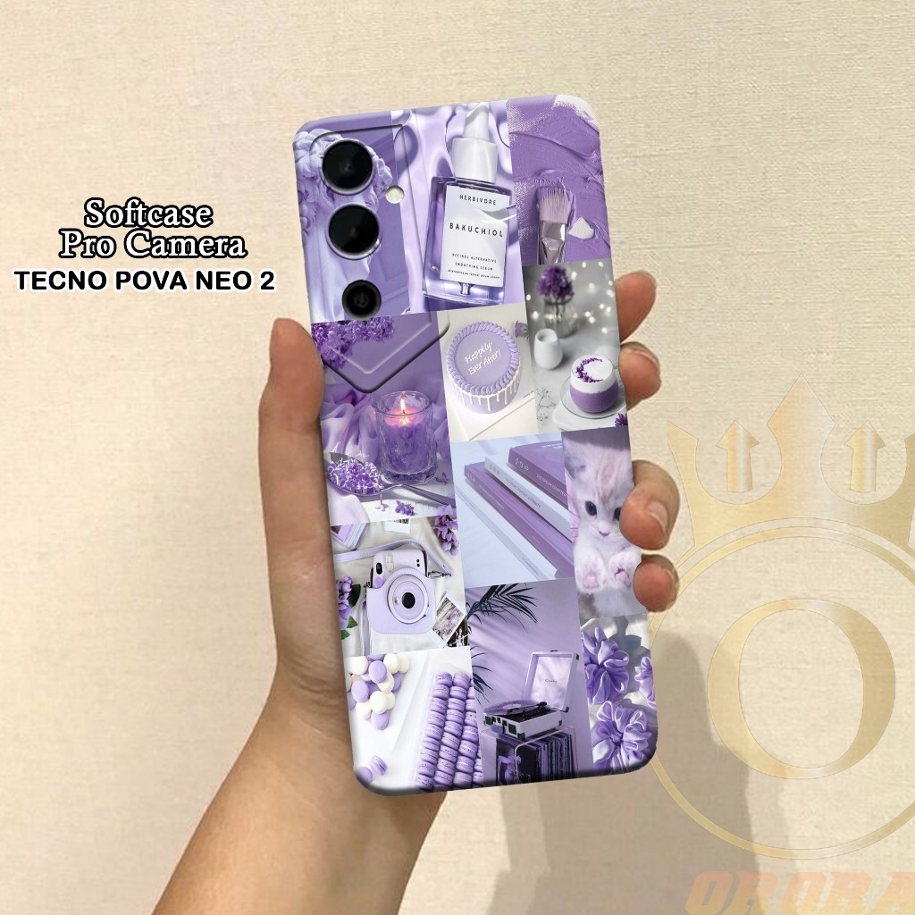 Softcase Tecno Pova Neo 2 - ORORA - Casing Tecno Pova Neo 2 - Motif case AESTHETIC - Tecno - Softcas