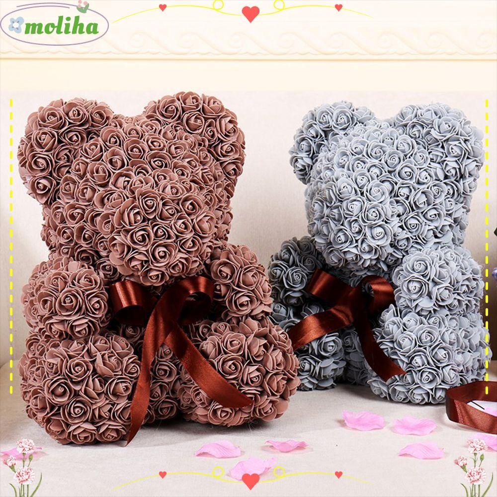 Moliha แม่พิมพ์หมีโฟม ตกแต่ง DIY Craft Rose Flower Styrofoam