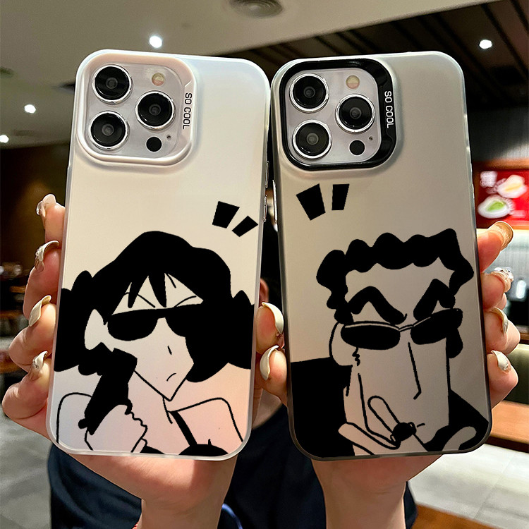 🔥COD🔥เคส iphone 11 13 pro 16 12 14 15 Pro MAX 14 15 16 Plus XR XSMAX 7Plus เคสโทรศัพท์คู่รักของโนฮาระ ฮิโรชิ และมิซาเอะ