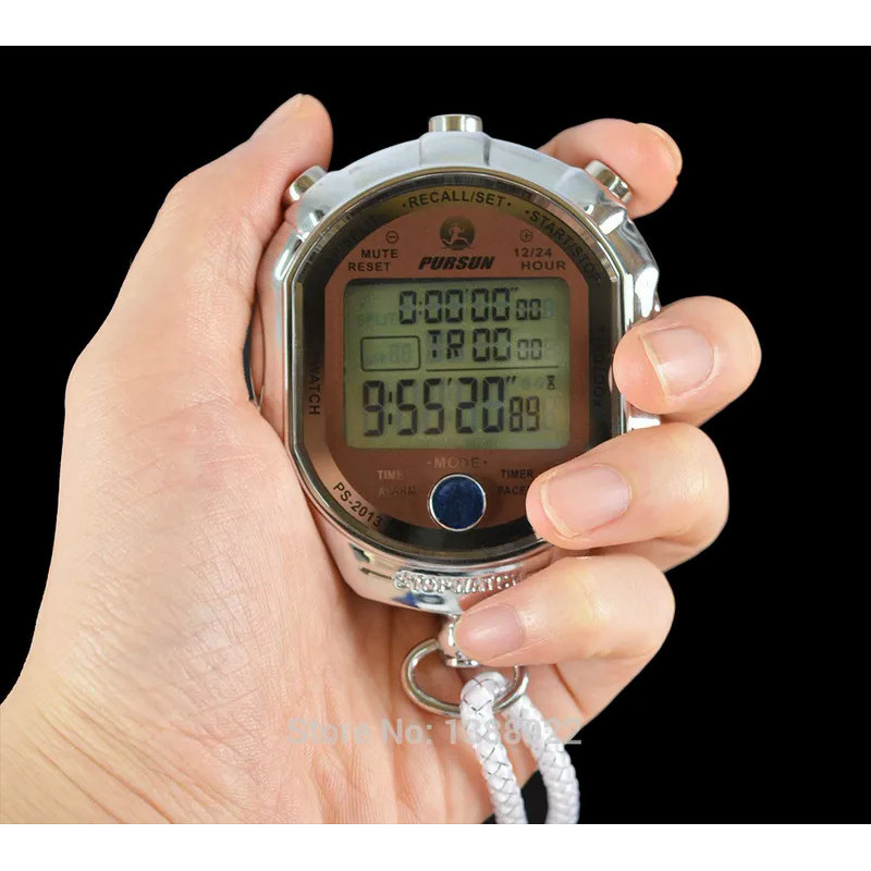Sports Stopwatch  Timer Counter Second 1/1000 Chronograph Digital Stopwatch 1/1000 Second Sports Chr