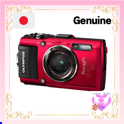 กล้องดิจิตอล Olympus Tough Tg-5 สีแดง 12 ล้านพิกเซล Cmos F2.0 15M กันน้ํา 100Kgf ความจุ Gps + เข็มทิ