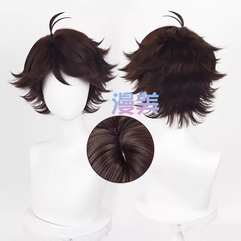 💯 【Manmei】Haikyuu!! Kenma Kozume/Shoyo Hinata/Tobio Kageyama/Yu Nishinoya/Kei Tsukishima Cosplay Wigs - รูปที่ 6