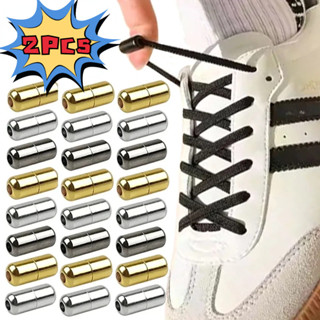 Sfse - เชือกผูกรองเท้า หัวเข็มขัดครึ่งวงกลม 2 ชิ้น - สายรัดเ…