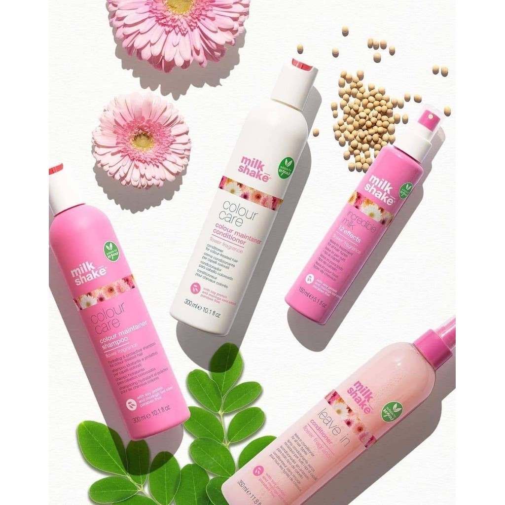 Milk Shake Colour Care flower Shampoo /Conditioner /Leave in /Incredible milk  ให้ความชุ่มชื้นและปกป้องสำหรับผมทำสี