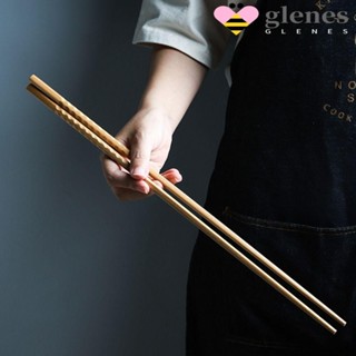 Glenes ตะเกียบไม้ ยาวพิเศษ ใช้ซ้ําได้ สําหรับทอดซูชิ เส้นก๋ว…