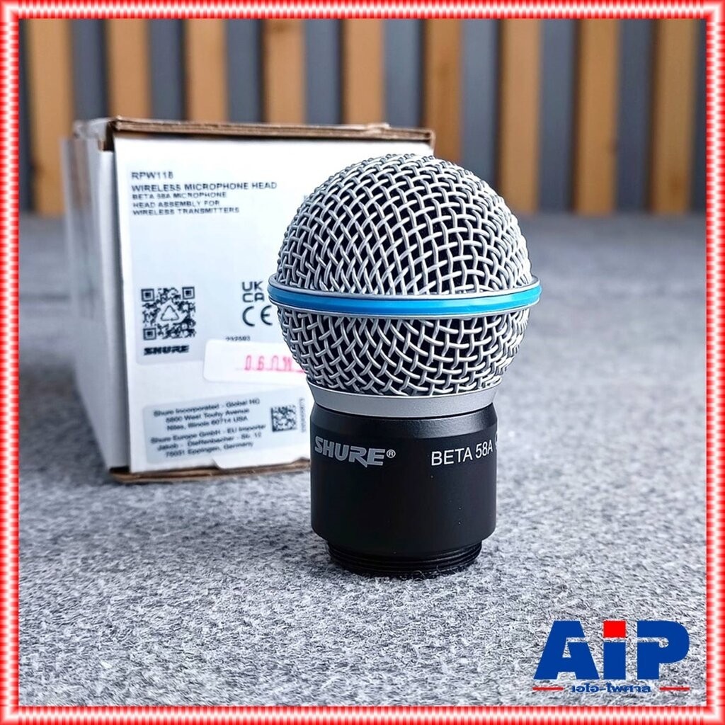 ของแท้ ชุดวอยซ์ SHURE SLX BETA-58 RPW118 หัวไมค์ลอย BETA 58 BETA58 อะไหล่ไมค์ลอย RPW 118 RPW-118 +++ วอยซ์ไมค์ เอไอ-ไ...