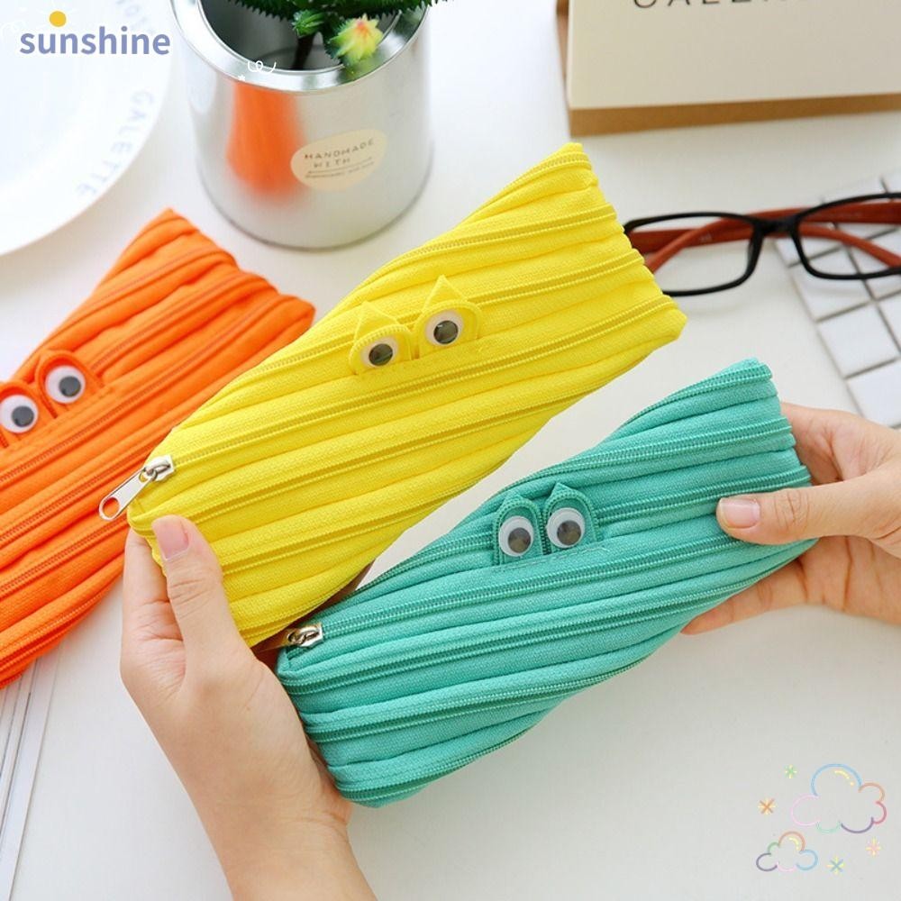 Ssunshine กระเป๋าใส่ปากกา ความจุขนาดใหญ่