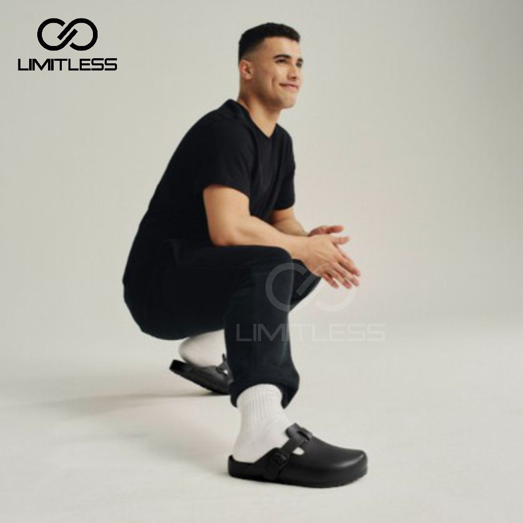 ABITUSSHOP LIMITLESS Boston Mens Slip On Sandals ผู้ชายอินเทรนด์ Slop รองเท้าแตะ Casual Slip On Size 36 - 44