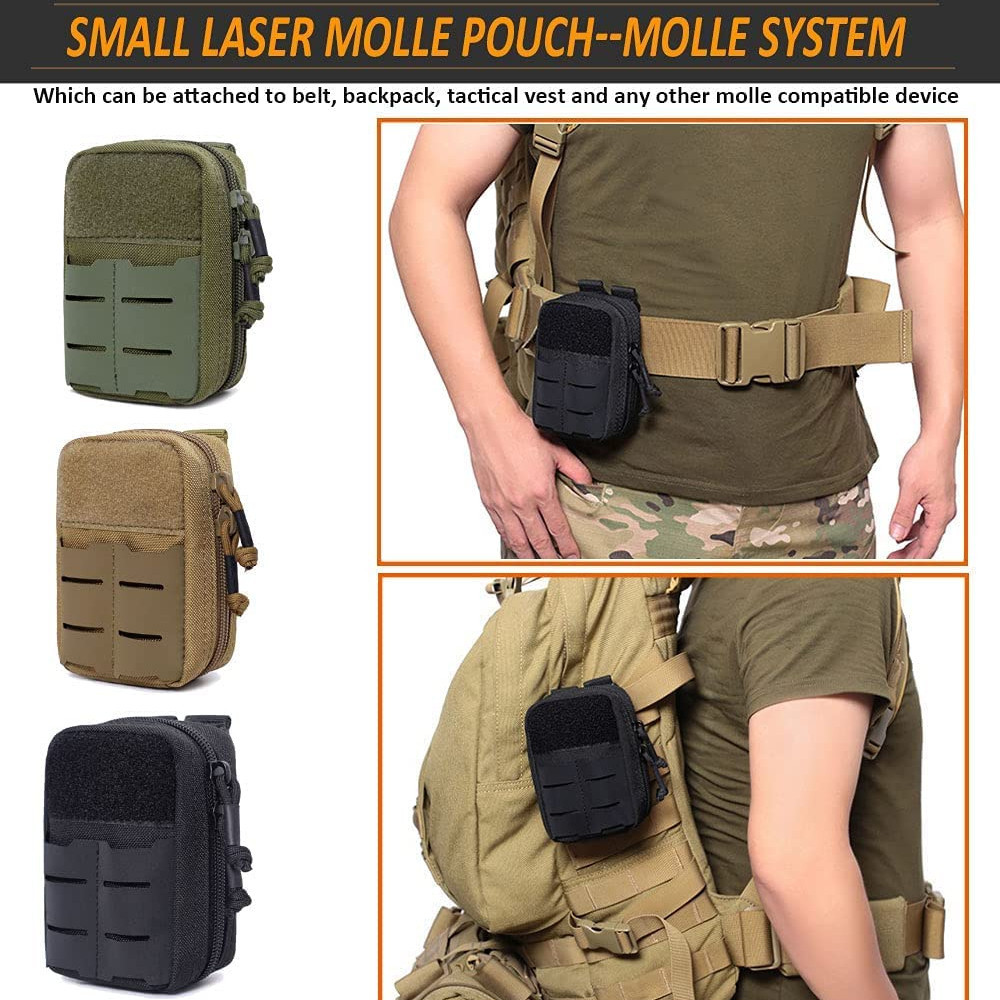 Molle กระเป๋าเป้สะพายหลัง EDC อเนกประสงค์ กันน้ํา สําหรับใส่เครื่องมือแพทย์