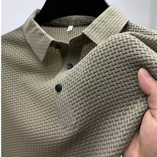 2026 New Fashion Business Polo Casual Korean Style Short Sleeve Top Summer