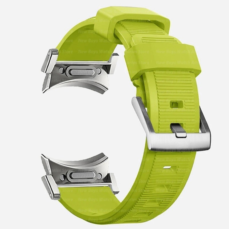 สายนาฬิกาข้อมือซิลิโคน ไม่มีรู สําหรับ Samsung Galaxy Watch 6 Classic 47 มม. 43 มม. 4/5/6 44 มม. 40 มม. Galaxy 5pro 45 มม. ราคา ถูกที่สุด ดีลบีเคเค แกลเลอรีภาพที่ 5