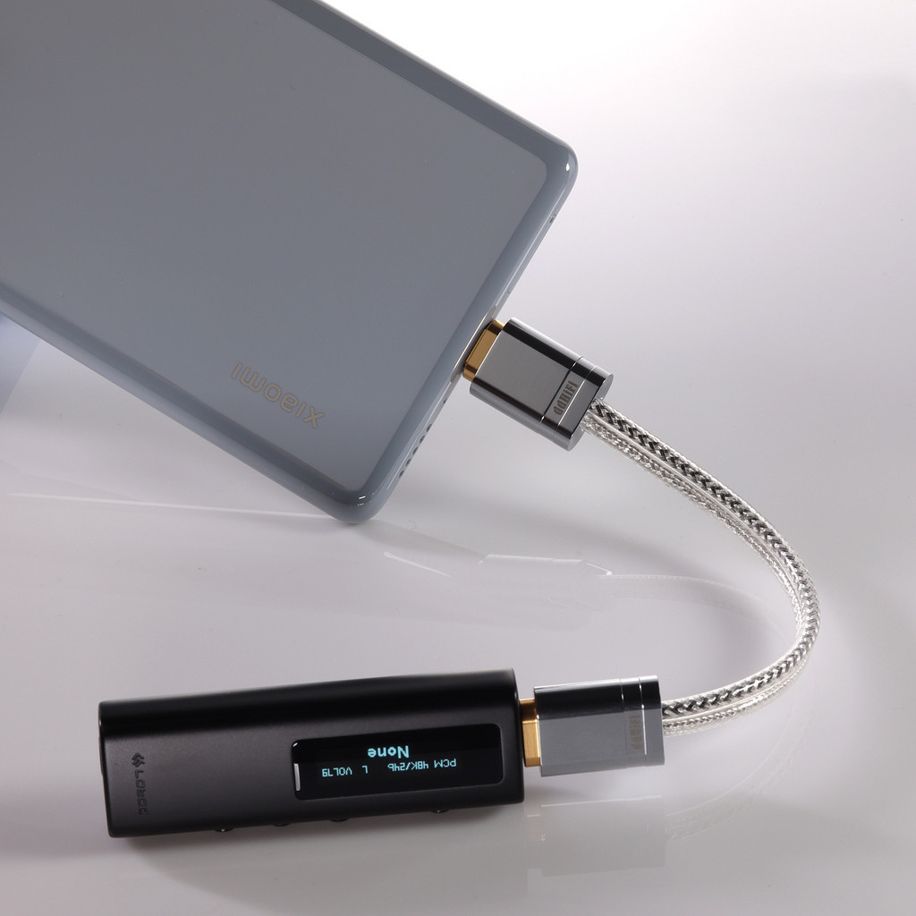 Dd ddHiFi TC09S MFi09S สายเคเบิล Type-C OTG ทองแดงบริสุทธิ์ ไร้ออกซิเจน