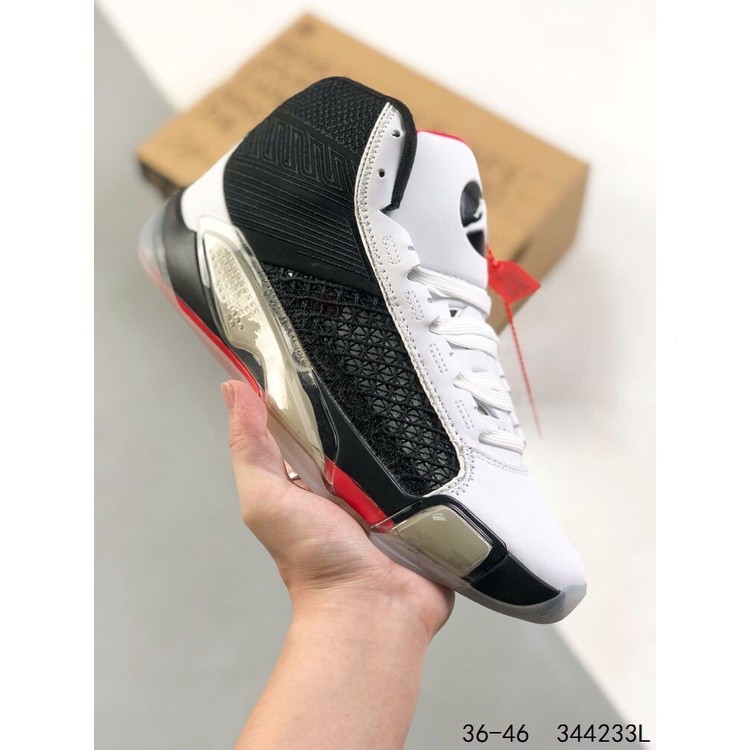 รุ่นสูง NK AJ 38 Mid-Top Hollow Cushioning Technology รองเท้าบาสเก็ตบอลกีฬาลําลอง WTDG