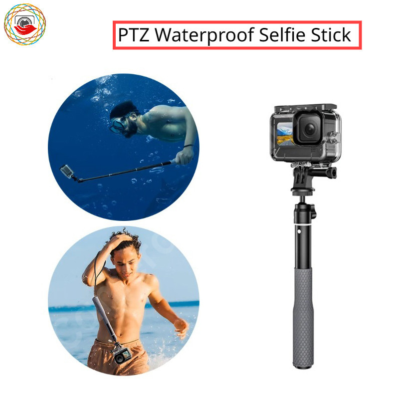 Telesin 360° ไม้เซลฟี่ หัวบอล หมุนได้ กันน้ํา สําหรับ Insta360 Ace Pro GoPro 12 DJI Action 4 3 Iphon