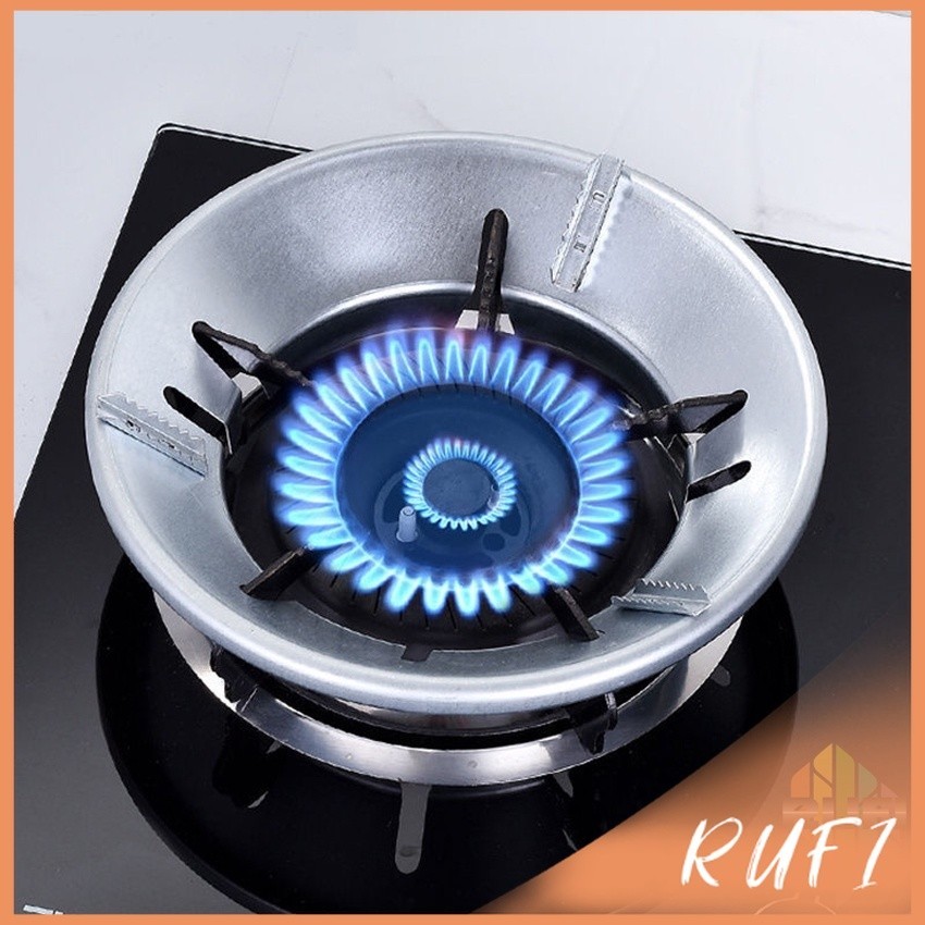 RUFI แหวนกันลมเตาแก๊ส อุปกรณ์เสริมเตาแก๊สประหยัดพลังงาน Gas stove windproof ring