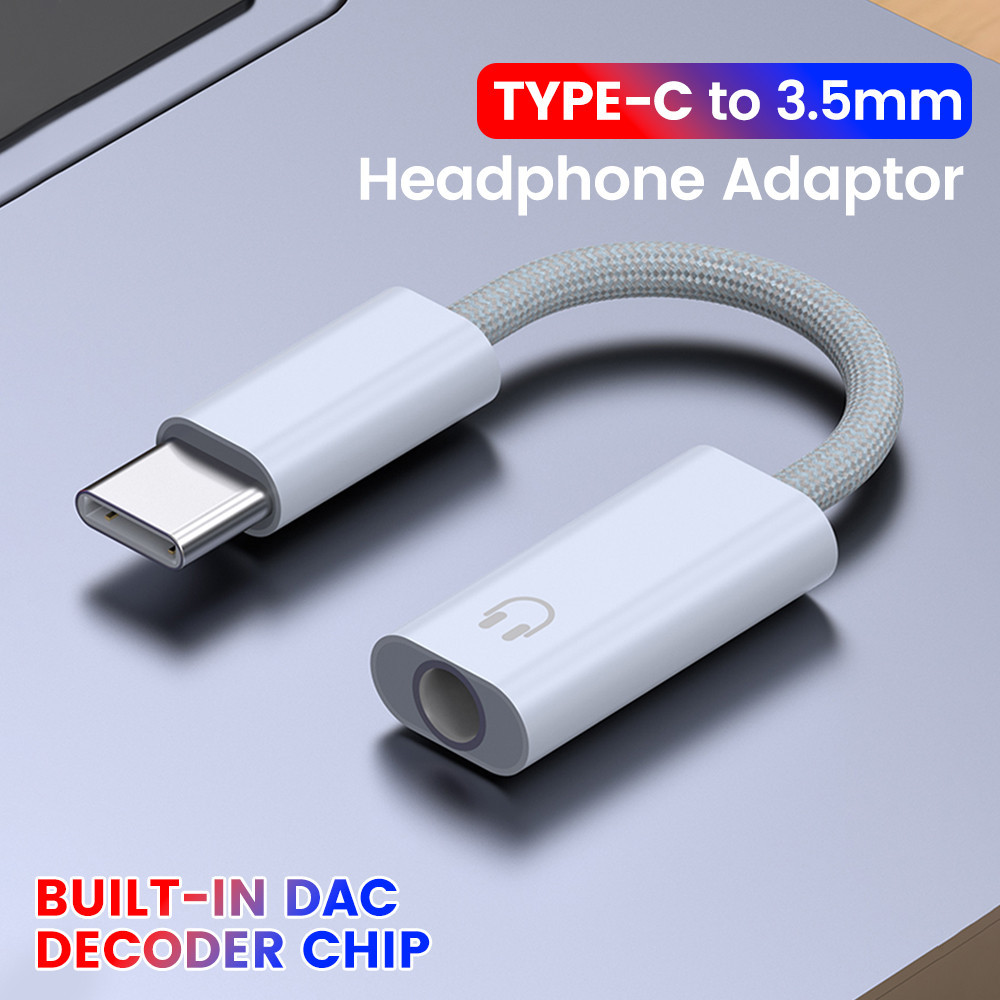 อะแดปเตอร์แปลง Type-C เป็นช่องเสียบหูฟัง 3.5 มม. พร้อมชิป DAC สําหรับ iPhone
