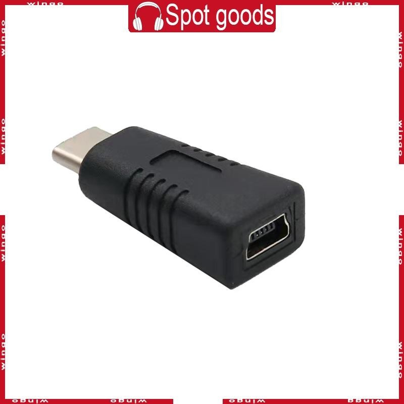 อะแดปเตอร์แปลง Mini USB Female to Type C Male สําหรับแท็บเล็ต สมาร์ทโฟน