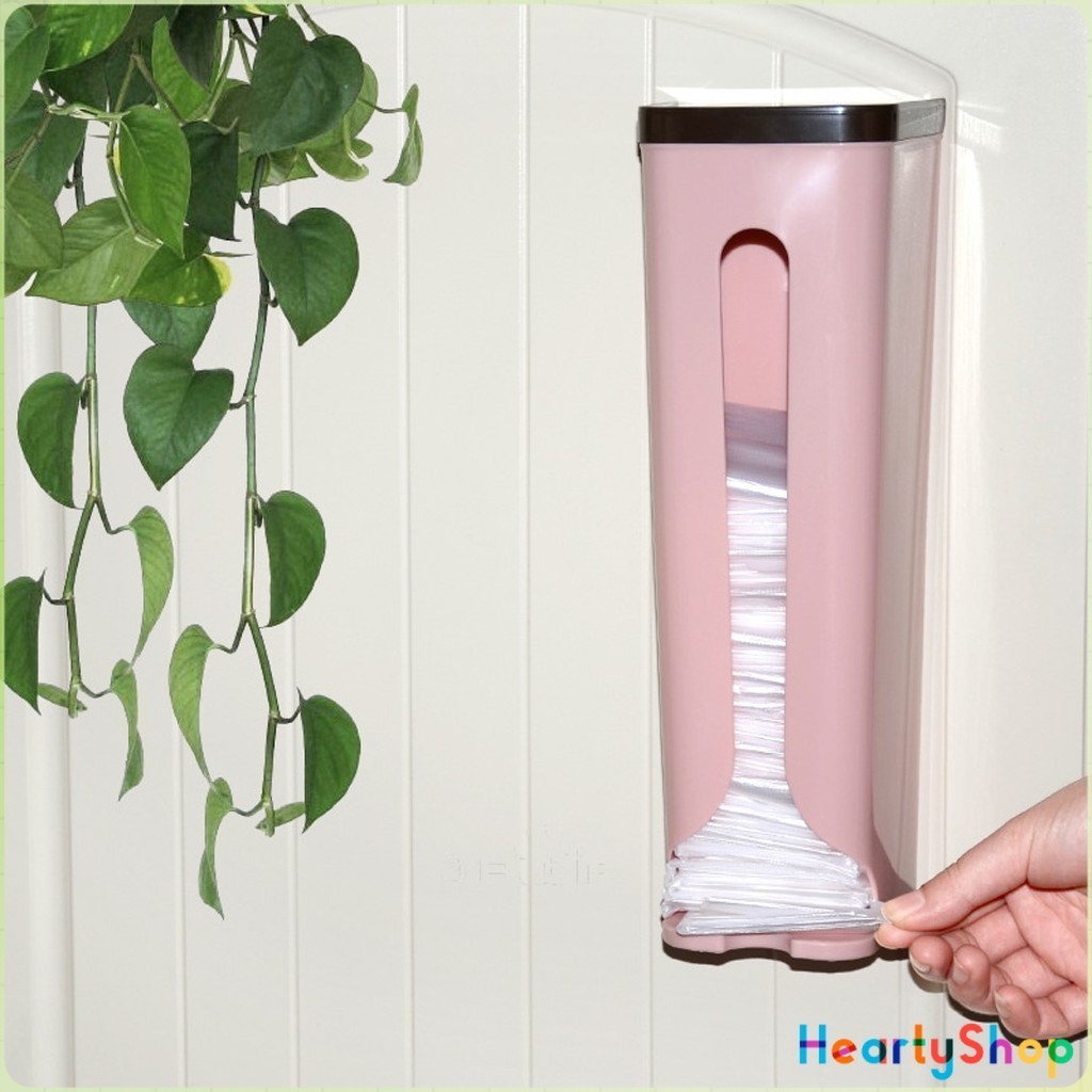 HeartyShop กล่องเก็บถุงพลาสติก Reuse