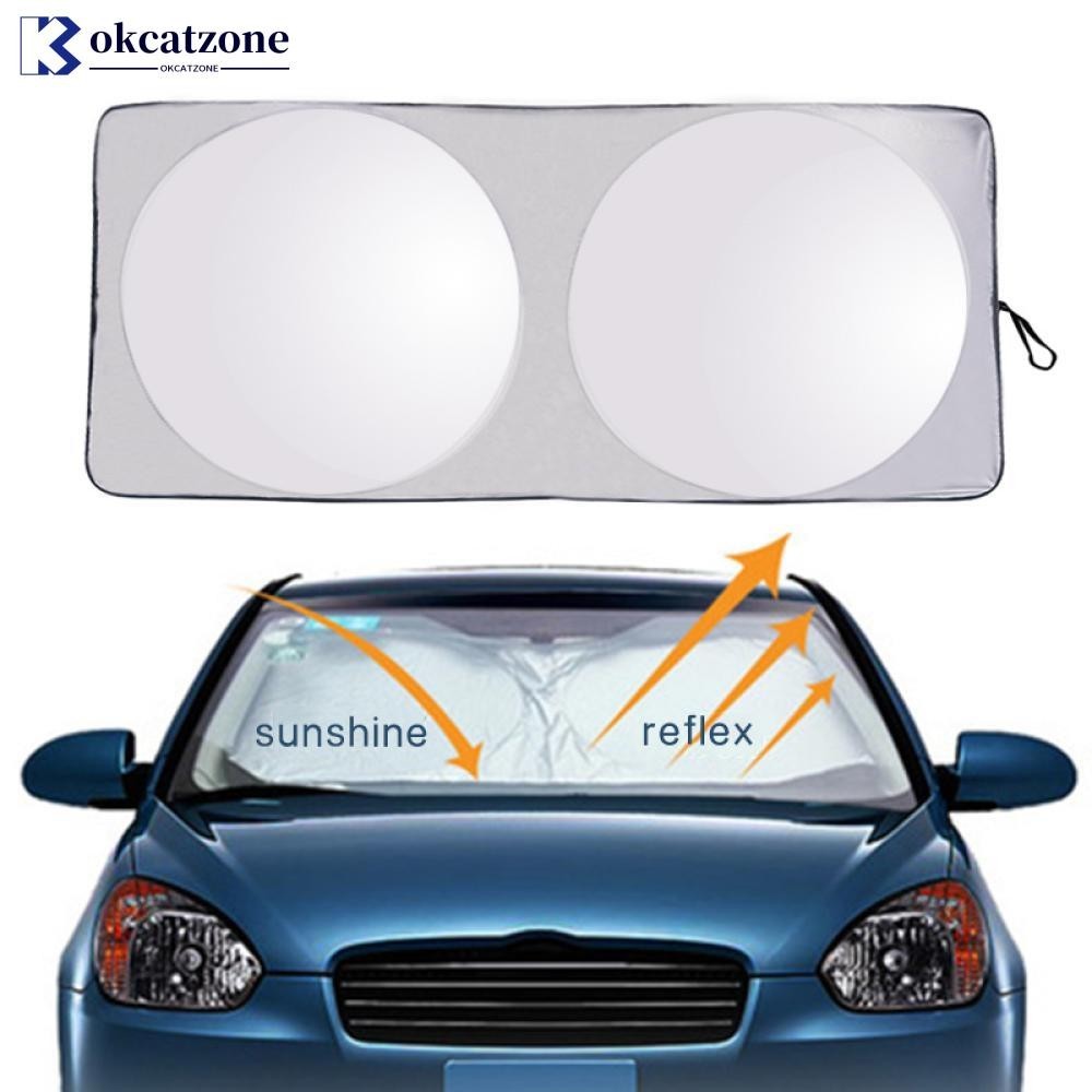 Okcatzone ม่านบังแดดหน้าต่างรถยนต์ ป้องกันรังสียูวี C3D7