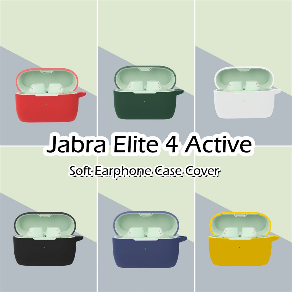 พร้อมส่ง! นําไปใช้กับ Jabra Elite 4 Active เคส Case เคสหูฟัง ซีรีส์การ์ตูนอินเทรนด์ ซิลิโคนนุ่ม เคส 