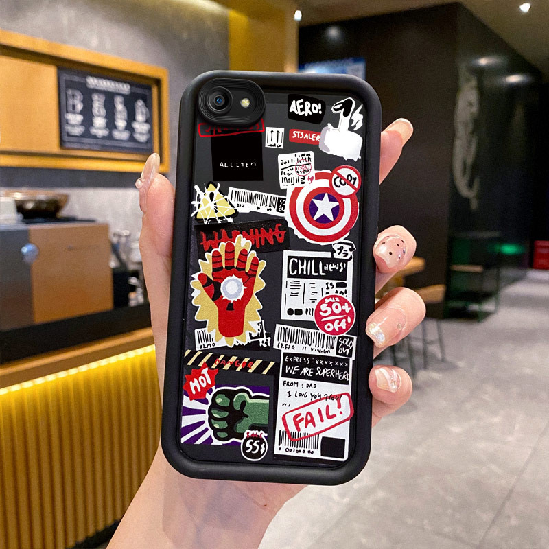 สําหรับ Vivo Y81 Y81S Y81i Y83 กรณีซิลิโคนนุ่ม TPU กันกระแทกรูปแบบการ์ตูน Full Protcetion เคสโทรศัพท