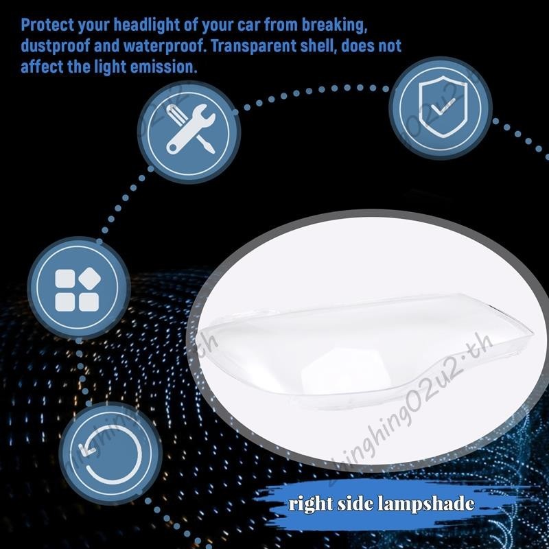 ฝาครอบเลนส์ไฟหน้ารถยนต์ สําหรับ 2006 2007 2008 Honda Civic FD - รูปที่ 3