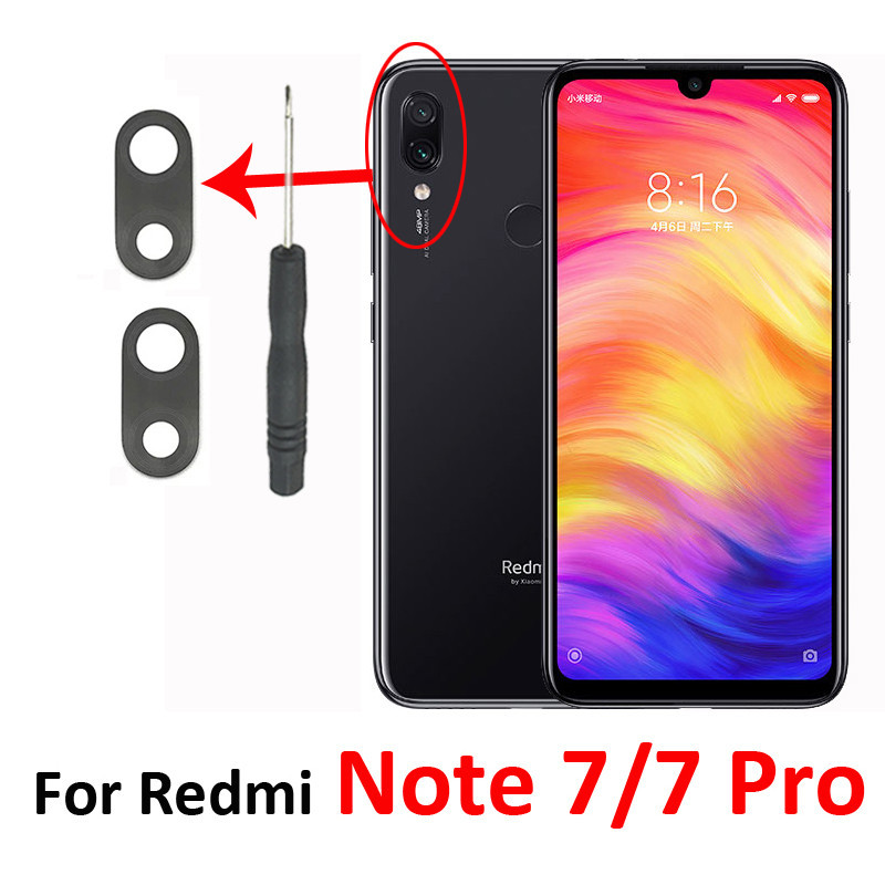 ใหม่ อะไหล่กรอบเลนส์กล้องหลัง สําหรับ Xiaomi Redmi Note 7 Pro Xiaomi Note 7 Pro