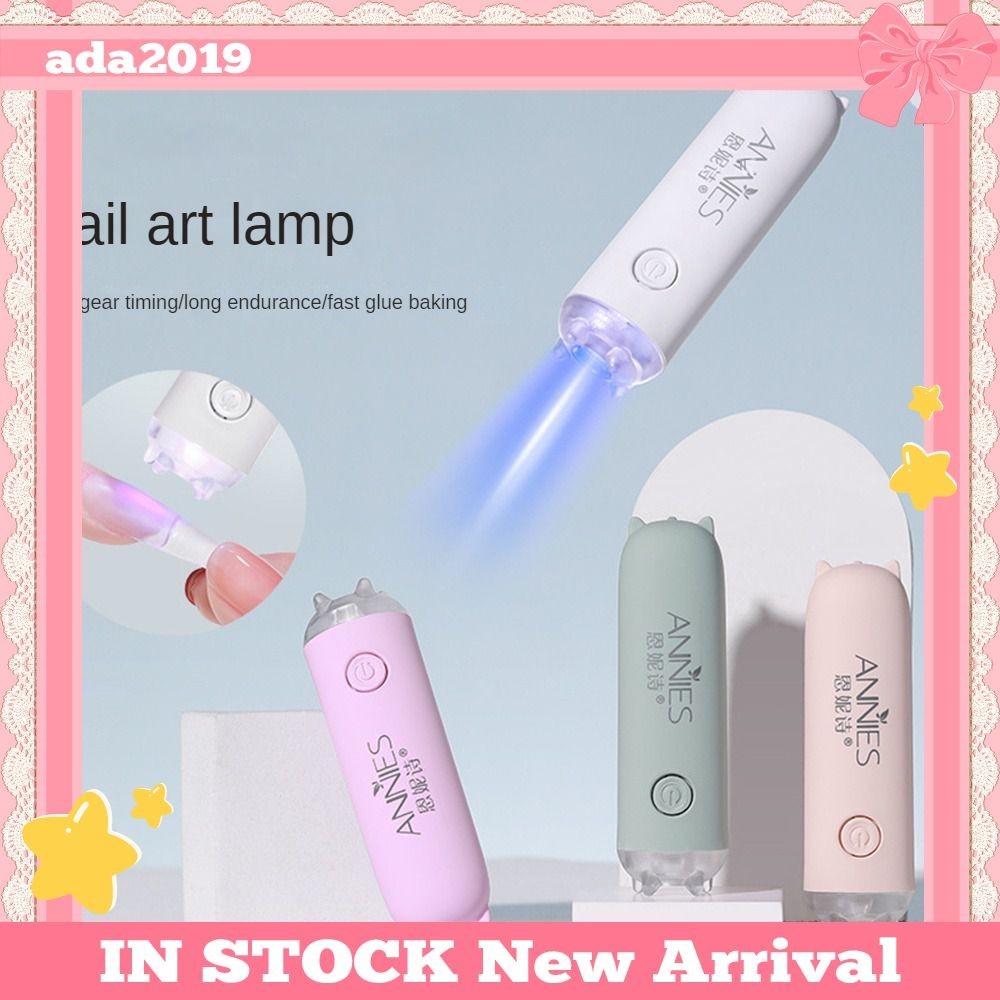 Annies โคมไฟเป่าเล็บ Uv แห้งเร็ว ขนาดเล็ก พกพาง่าย ชาร์จ Usb สําหรับเป่าเล็บ