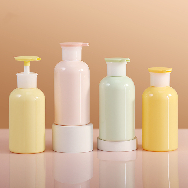 【พร้อมส่ง】ขวดปั๊มพลาสติกเปล่า เติมได้ ขนาด 300 มล. สําหรับใส่เครื่องสําอาง เจลล้างมือ อาบน้ํา