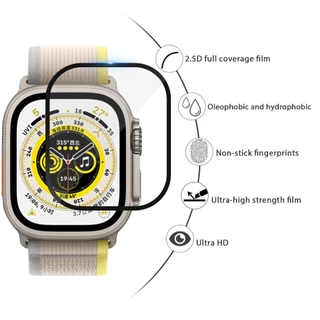 ฟิล์มกันรอยหน้าจอ 3D กันน้ํา สําหรับ Apple Watch 49 มม.46มม. 45 42มม. 40 44 มม. iwatch Ultra/SE 3 2 11 10 9 8 7 6 5 38 ม