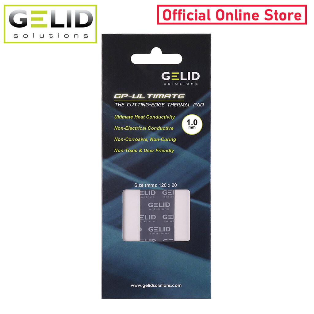 [Gelid Solutions Store] GP-ULTIMATE Thermal Pad (1 PCS) 120x20x1.0 mm./15.0 W/mK (TP-GP04-R-B)