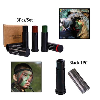 ร้านคนไทย! สีพรางหน้าทหาร 3แท่ง3สี ตำรวจ วู้ดแลนด์ ปลอดภัยสำหรับเด็กและผู้ใหญ่ เหมาะกับกิจกรรมกลางแจ้ง