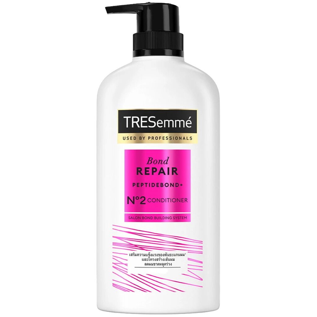 LeeMart ครีมนวดผม เทรซาเม่ TRESemme 370ML ครีมนวด คอนดิชันเนอร์ บำรุงผม สูตร อัลติเมท รีแพร สีขาว-ชมพู ขนาด 370 มล.