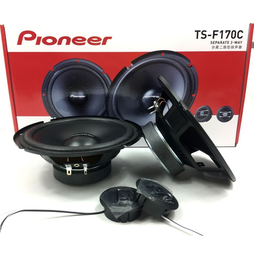 Pioneer TS-F170C ลําโพงแยก/TS-F170 ลําโพงเครื่องเสียงรถยนต์ Coaxial