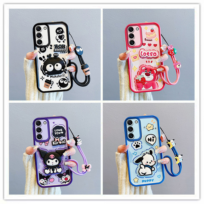 เคส samsung s21 fe เคสโทรศัพท์มือถือ ลายการ์ตูนตาสวรรค์ 3D พร้อมตุ๊กตาน่ารัก สําหรับ