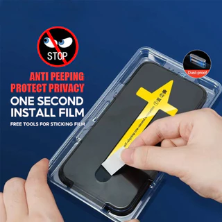 9H กระจกนิรภัย For iPhone 17 11 13 16 12 14 15 Pro Max X XS XSMAX XR 6 7 8 Plus SE2022 17Air 12 13 Mini ความเป็นส่วนตัว