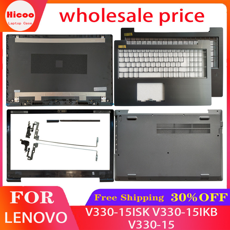 ใหม่สําหรับ Lenovo V330-15ISK V330-15IKB V330-15 แล็ปท็อปปกหลัง LCD/ด้านหน้า/Palmrest ด้านบน/ด้านล่า