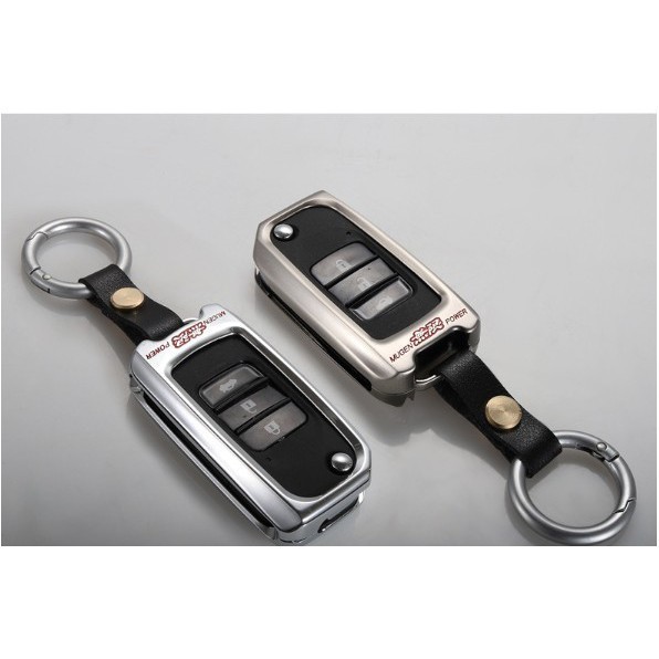 กรอบกุญแจรถ Honda key case Mugen / กรอบกุญแจ แบบพับและสมาร์ทคีย์ (Jazz, City, Civic, Accord, CRV, HRV)
