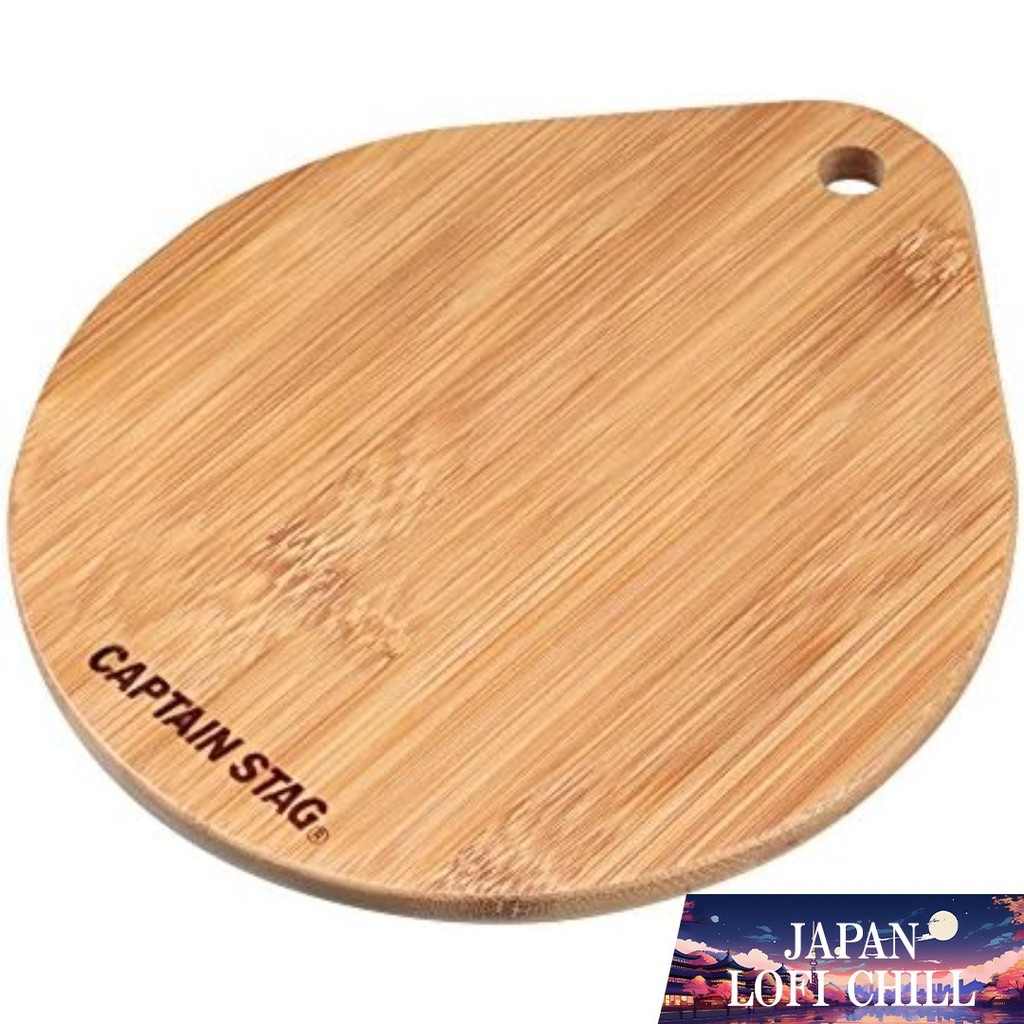 Captain Stag Glamping Kitchen Supplies Skillet Bamboo Plate (รายการเดียว/แขนเสื้อหาย)【Direct from Ja