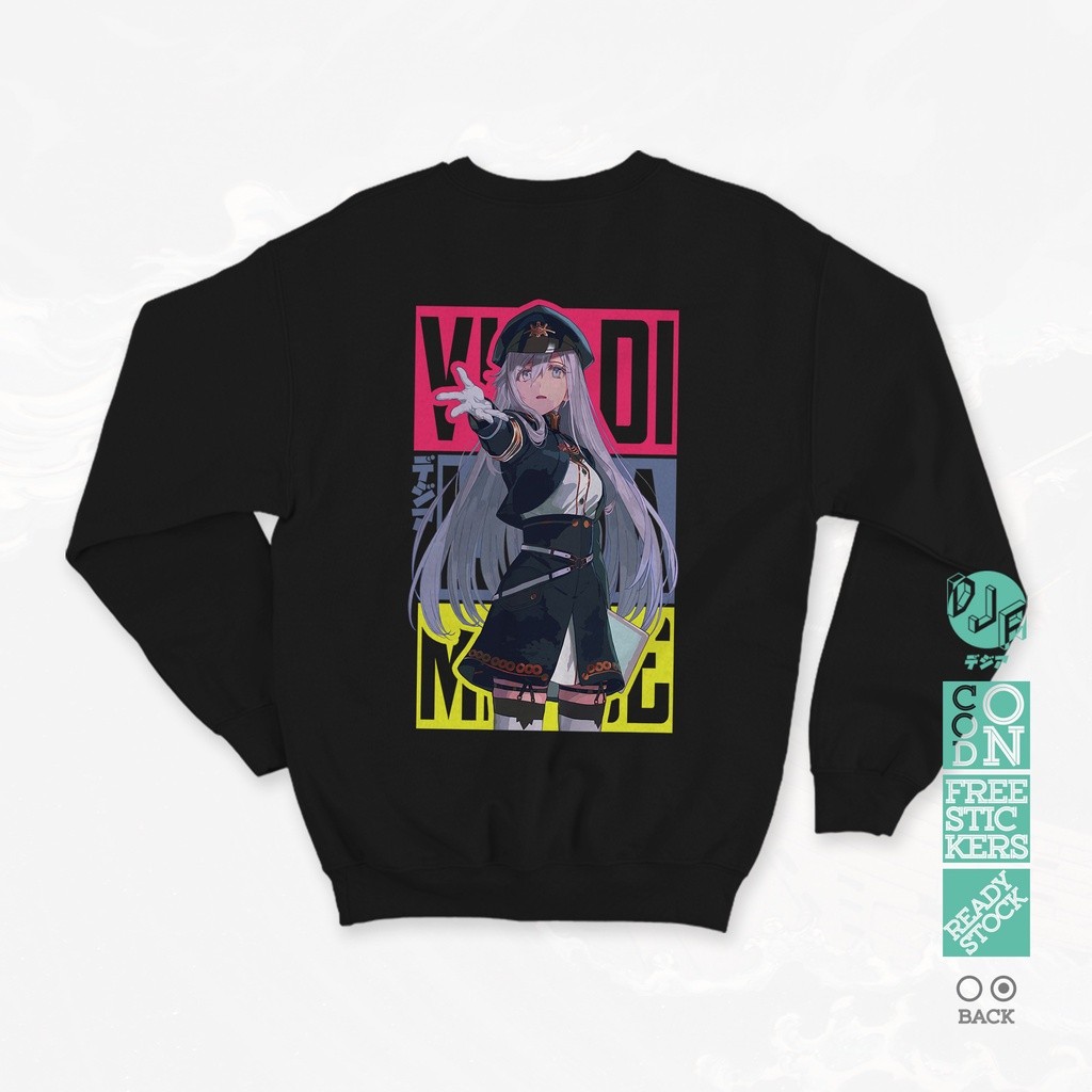 S-5XL เสื้อกันหนาว LENA VLADILENA MILAIZE EIGHTYSIX 86 CREWNECK ANIME MANGA DJA CLOTH