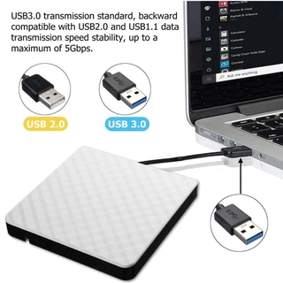 เครื่องเล่น DVD เครื่องอ่านแผ่นซีดี DVD Writer External ไม่ต้องลงไดรเวอร์ก็ใช้งานได้เลย CD/DVD-RW ส่งข้อมูลเต็มสปีดด้วย