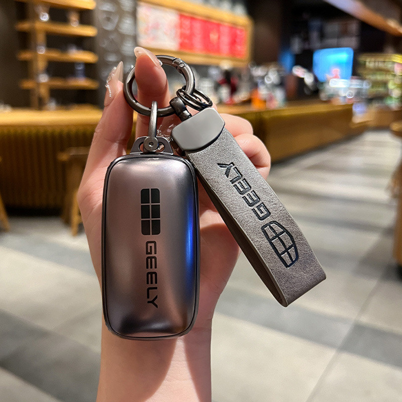 ใช้ได้กับเคสกุญแจ Geely EX5 E5 EX5 MAX EX5 PRO Galaxy L7 2023 MAX Starship E8 ใหม่ L6 เคสกุญแจรถยนต์