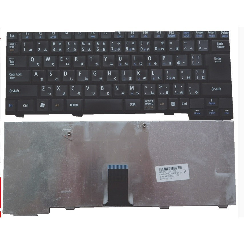 ใหม่ 90% สําหรับแป้นพิมพ์ NEC VERSAPRO VA-G VA-H ไม่มีไฟแบ็คไลท์ญี่ปุ่น UEI9
