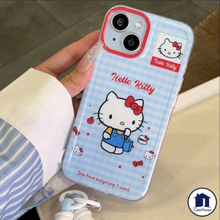 เคสใสนิ่มลายแมวน้อยสีฟ้าแสนหวาน เข้ากันได้กับ iPhone 15 11 Pro Max 12 13 14 Pro Max 7 8 Plus XR X XS Max 12 11 15 14 Pro