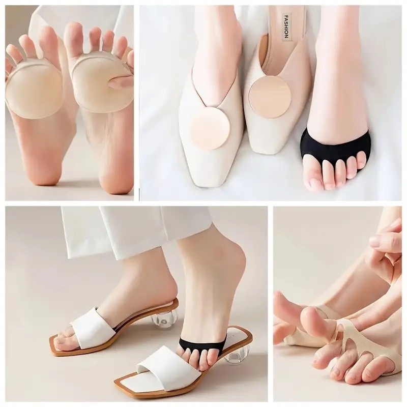 litai ถุงเท้าครึ่งฝ่ามือ ถุงเท้าห้านิ้ว ถุงเท้าซับเหงื่อ แบบบาง แฟชั่นฤดูร้อน - รูปที่ 3