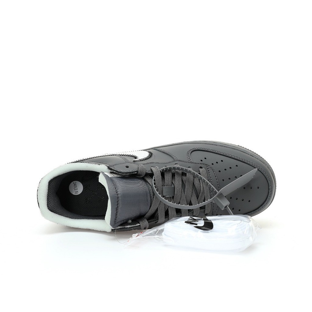 （จัดส่งฟรี）Off-White x Nike Air Force 1 Low07"Ghost Grey" องเท้าผ้าใบ  nike DX1419-500 รองเท้า new