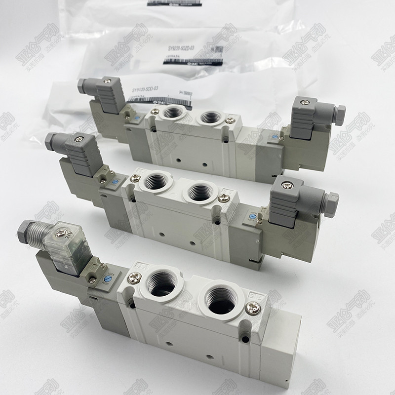 SMC ประเภทโซลินอยด์วาล์ว SY9120/9220/9320-5DZD-03/-5D/-5DZ/-4DD/DE-C10-C12