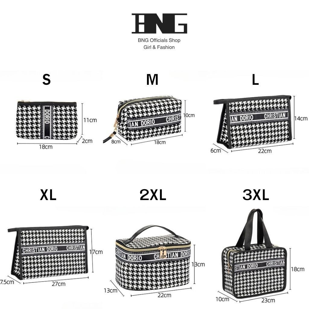 【 พร้อมส่งจากไทย】 [BNG] กระเป๋าใส่เครื่องสำอาง ใส่ของได้เยอะ พกพาง่าย ขนาดใหญ่ (H2367)