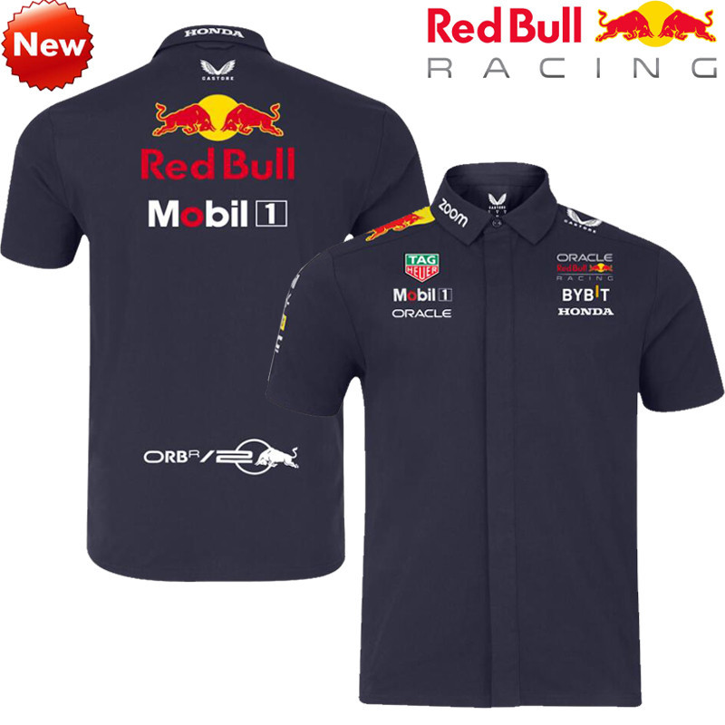2024 ใหม่ล่าสุด F1 Racing Jersey + F1 Racing 2024 F1 ทีมเสื้อโปโล + ฤดูร้อนผู้ชายและผู้หญิงเสื้อยืดแ